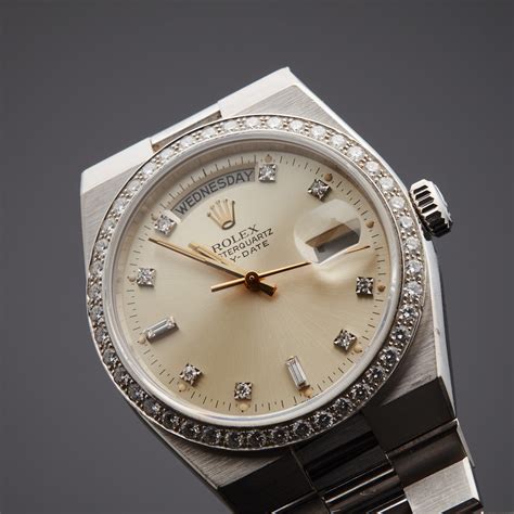 quartz movement rolex|rolex quartz day date.